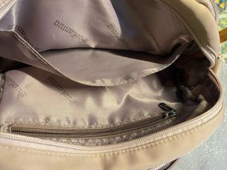 Borsa tracolla donna beige/rosa