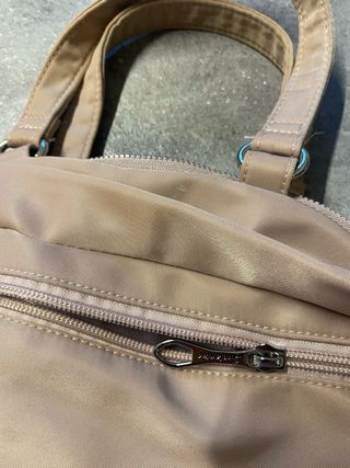 Borsa tracolla donna beige/rosa