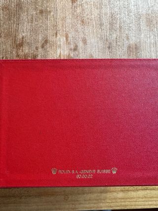 Caja Rolex Original + Tarjetero