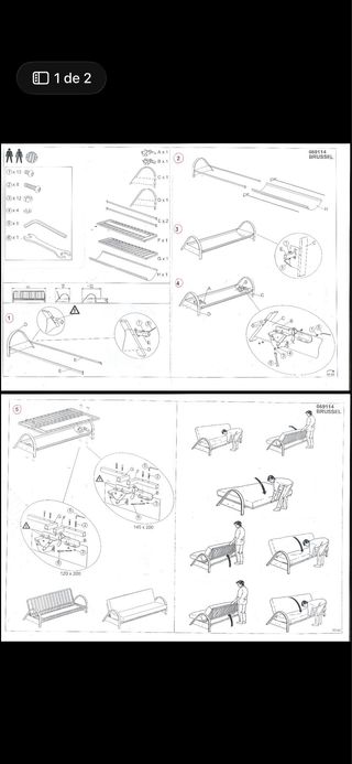 Oportunidad Futón Rojo Brussel con muy poco uso.