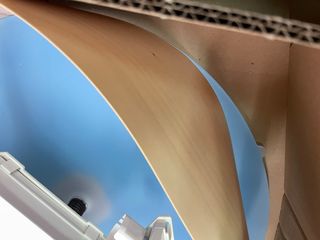 Lámpara Belux  madera y metal