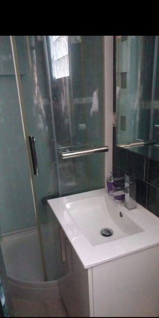 Lavabo mediano pequeño con grifo 60x50 sin Mueble