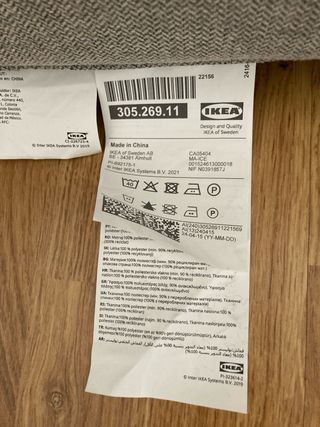 Divano a 2 posti Kivik Ikea grigio