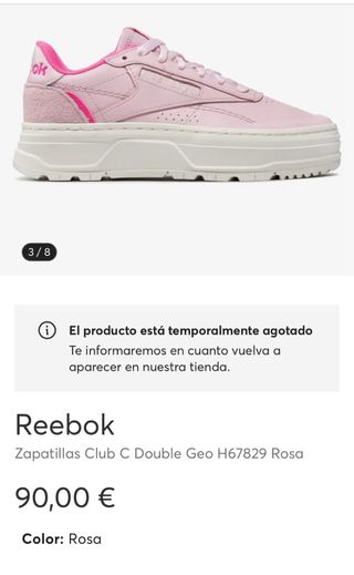 Reebok Club C Double Geo H67829 Rosa