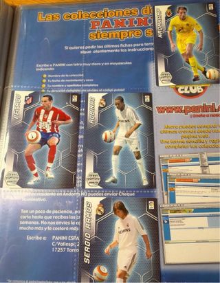 Álbum Megacracks Panini 2005-2006 190 cartas