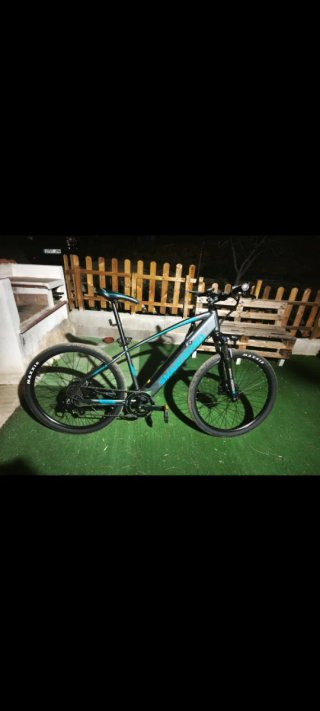 Bici Eléctrica SmartGyro Gris y Azul