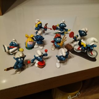 Lote figuras PVC Pitufos