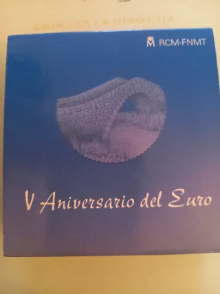 3 Monete da 10 Euro V Anniversario Euro