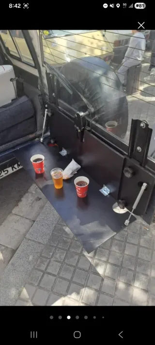 Mesa Suzuki Samurai plegable para Urbano