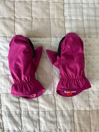 Manoplas guantes esquí niño rosa 3-5 años NUEVO