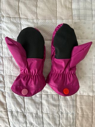 Manoplas guantes esquí niño rosa 3-5 años NUEVO