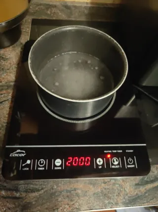 Placa Inducción Lacor Slim 2000W