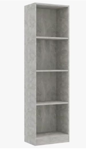 Estantería 4 Niveles Madera 40x24x142cm