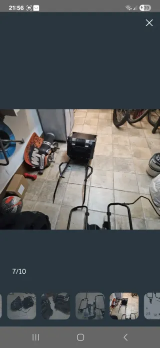 Baúl Top Case original Yamaha Adventure Negro