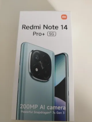 Xiaomi Redmi Note 14 Pro+ 5G 512GB 12gb RAM. Nuevo