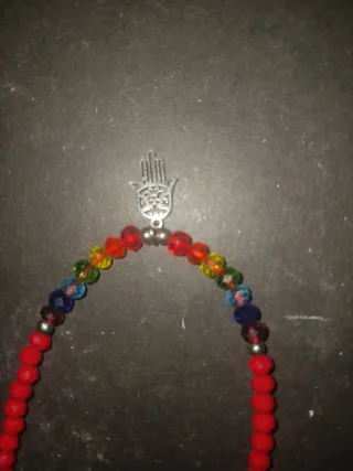 Pulsera Mano de Fátima multicolor