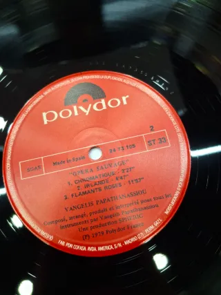 Vinilo Opera Sauvage Vangelis Polydor