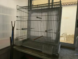 Jaula para loros grande