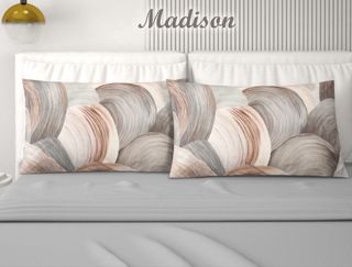 Set letto in cotone morbido con federe multicolor