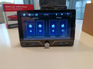 Radio Coche 1DIN 7 BT USB FM CarPlay