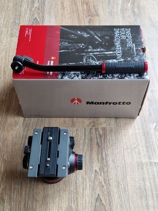 Rótula vídeo Manfrotto MVH502AH + semiesfera 75mm