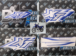 Decals Kit for Yamaha XT 600 E --- 2000, Blue