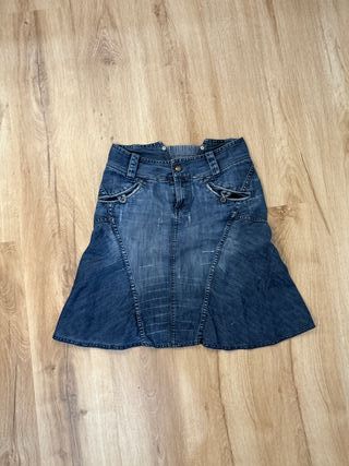 Falda vaquera 100% algodón- Stradivarius Vintage