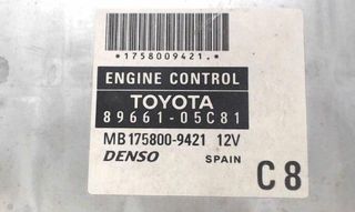 Centralita motor toyota 367678 8966105c81 avensis