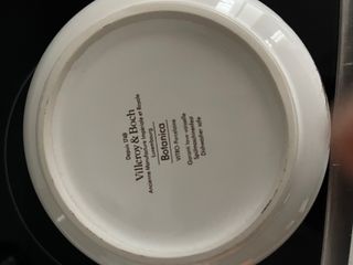 2 Tazas soperas de porcelana con sus platos