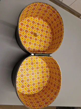 Cappelliera vintage portaparrucca