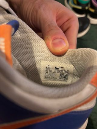 Zapatillas Nike Dunk Low Azul Naranja Blanco