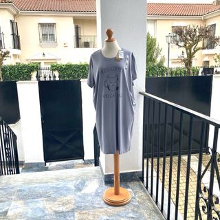 Camisón/Camisola Sin Estrenar Con Etiqueta Gris