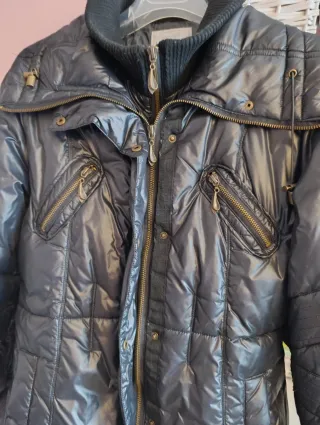 Plumífero negro talla M