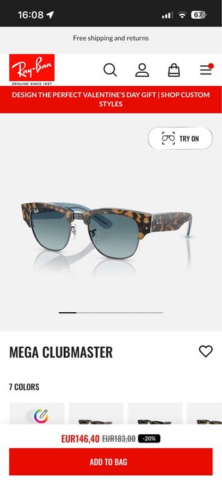 Ray-Ban Clubmaster Leopardo e Azul