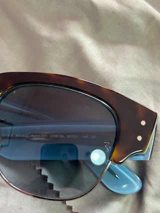 Ray-Ban Clubmaster Leopardo e Azul