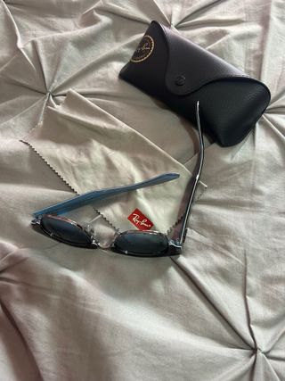 Ray-Ban Clubmaster Leopardo e Azul