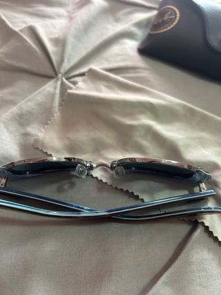 Ray-Ban Clubmaster Leopardo e Azul