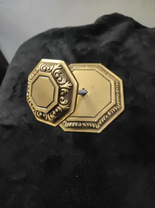 Manilla de puerta antigua latón