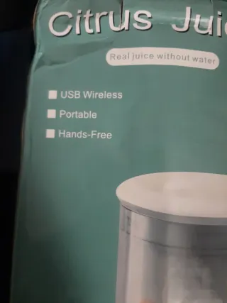 Spremiagrumi Elettrico USB Wireless Portatile