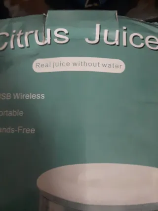 Spremiagrumi Elettrico USB Wireless Portatile