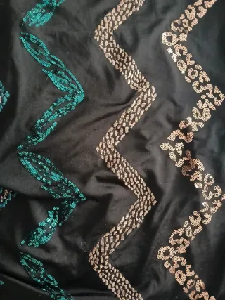 Camiseta MSMODE Talla 3XL Negra con Detalles Dorad