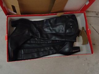 Botas de tacón negras talla 43