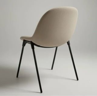 4 Sillas Vintage Tapizadas Beige