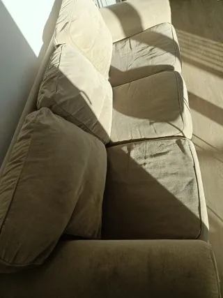 Sofá Ektorp 3 plazas Ikea beige