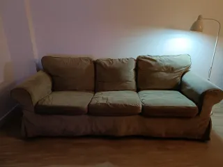 Sofá Ektorp 3 plazas Ikea beige