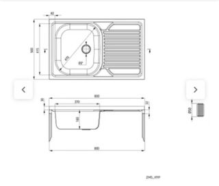 Fregadero sin estrenar