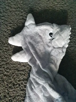 Pijama/Disfraz Dinosaurio Gris Talla 5-6 116cm