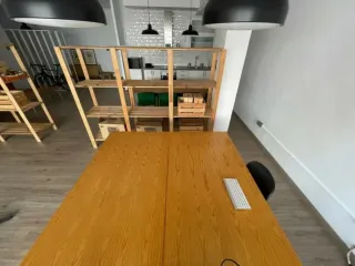 Mesa escritorio madera maciza de pino