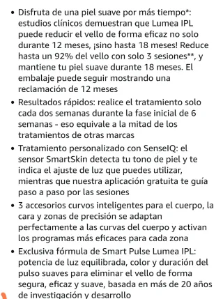 Depiladora Philips Lumea 8000 BRI946 IPL