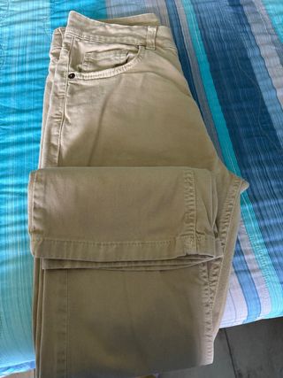 Pantaloni donna taglia S beige